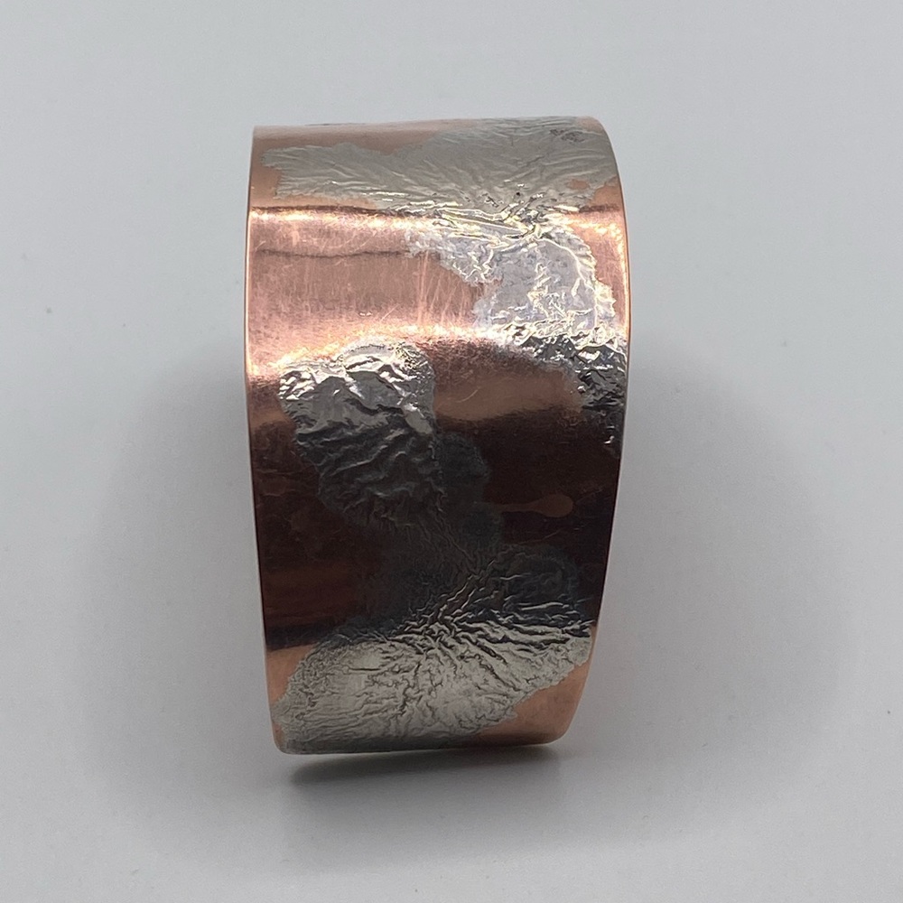 Copper And Silver Cuff. - image 4